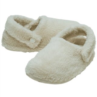 Crocs Hausschuhe Classic Cozzzy Slipper (Kunstfell, warm) naturweiss Kinder - 1 Paar