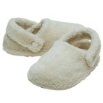 Crocs Hausschuhe Classic Cozzzy Slipper (Kunstfell, warm) naturweiss Kleinkinder - 1 Paar