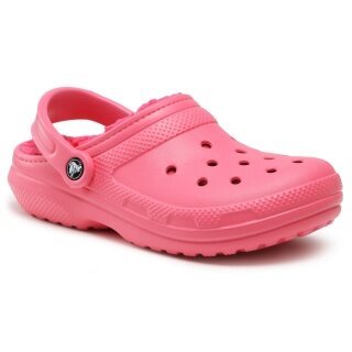 Crocs Sandale Classic Lined Clog (mit Innenfutter) hyper pink - 1 Paar