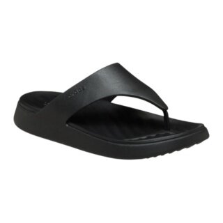 Crocs Zehensandale Getaway Triangle Flip schwarz - Damen