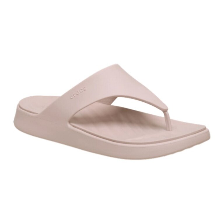 Crocs Zehensandale Getaway Triangle Flip rosa - Damen