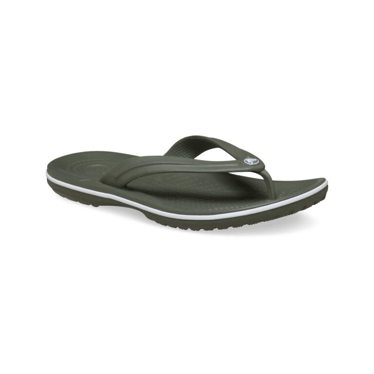 Crocs Zehensandalen Crocband Flip olivegrün - 1 Paar