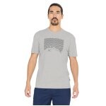 Cruz Freizeit-Tshirt Gander Printed (Baumwolle) grau Herren
