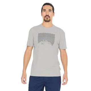 Cruz Freizeit-Tshirt Gander Printed (Baumwolle) grau Herren