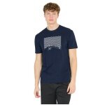Cruz Freizeit-Tshirt Gander Printed (Baumwolle) navyblau Herren