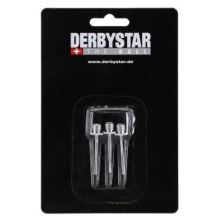 Derbystar Ersatznippel Metall für Ballpumpe Micro/Luftdruckprüfer 3er