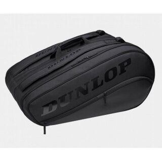Dunlop Srixon Racketbag (Schlägertasche) Team Thermo 2022 schwarz/schwarz 12er - 3 Hauptfächer