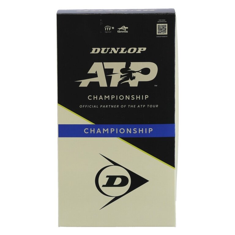 Dunlop Tennisbälle ATP Championship Dose 2x4er Bi-Pack