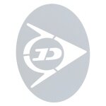 Dunlop Logoschablone für Squashsaite/Squashschläger transparent - 1 Stück