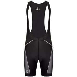 Dare2B Fahrrad-Trägerhose Ecliptic Leichte Gel (enganliegend, reflektierend) kurz schwarz Herren
