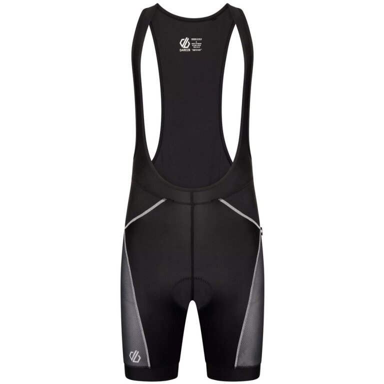 Dare2B Fahrrad-Trägerhose Ecliptic Leichte Gel (enganliegend, reflektierend) kurz schwarz Herren