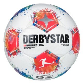 Derbystar Fussball Bundesliga Brilliant APS v25 (offizieller Spielball der Saison 2025/2026) weiss/rot