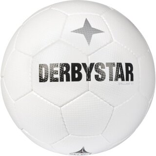 Derbystar Fussball Brilliant TT Classic (Tainingsball) weiss - 1 Ball