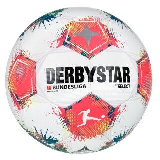 Derbystar Fussball Bundesliga Magic APS v25 2025/2026 weiss/grün/rot