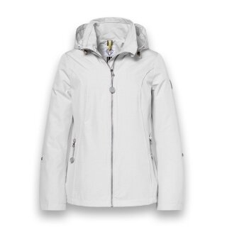 District Übergangsjacke Forget Me Not (mit Kapuze, wasserabweisend) weiss Damen