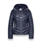 District Übergangsjacke Magnolia (mit Kapuze, wasserabweisend) navyblau Damen