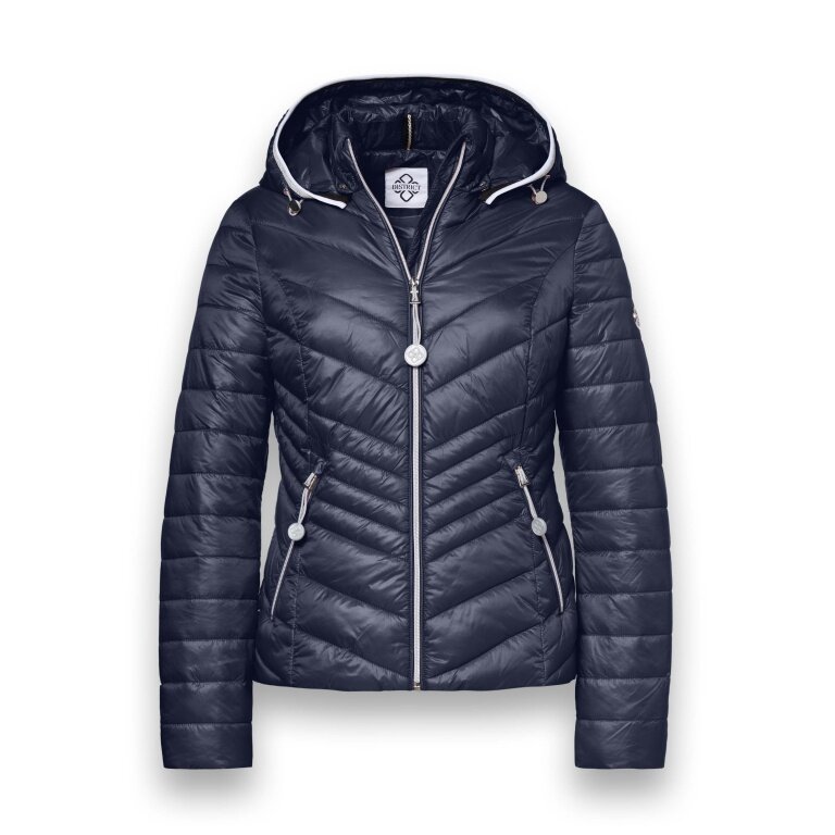 District Übergangsjacke Magnolia (mit Kapuze, wasserabweisend) navyblau Damen