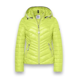 District Übergangsjacke Magnolia (mit Kapuze, wasserabweisend) limegrün Damen