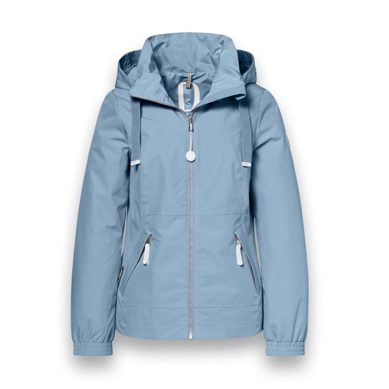 District Übergangsjacke Morning Glory (mit Kapuze, wasserabweisend) blau Damen