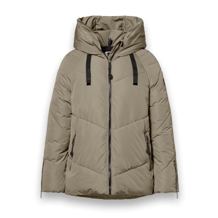 District Winter-Steppjacke Banff (mit Kapuze, winddicht, wasserabweisend) olivegrün Damen