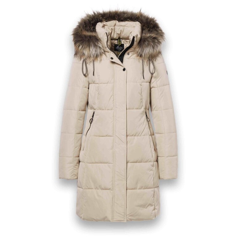 District Winter-Steppmantel Chatel (warm, wasserabweisend) cream Damen