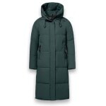 District Winter-Steppmantel Dumbbell (wasserabweisend) dunkelgrün Damen