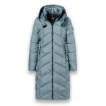 District Winter-Steppmantel Arosa (wasserabweisend) mineralblau Damen