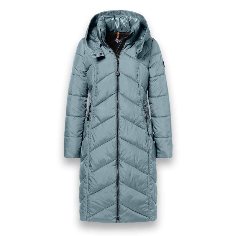 District Winter-Steppmantel Arosa (wasserabweisend) mineralblau Damen