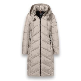 District Winter-Steppmantel Arosa (wasserabweisend) beige Damen