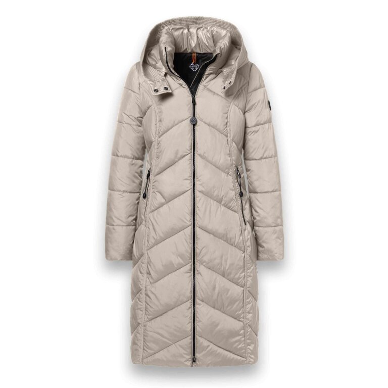 District Winter-Steppmantel Arosa (wasserabweisend) beige Damen