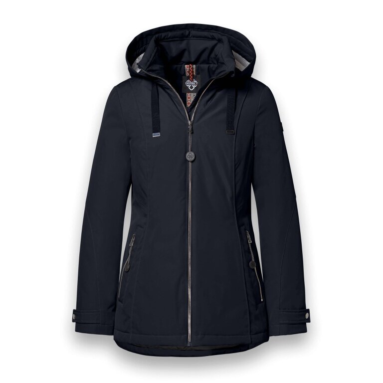District Winterjacke Ischgl (mit Kapuze, wasserabweisend) navyblau Damen