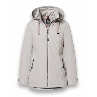 District Winterjacke Ischgl (mit Kapuze, wasserabweisend) beige Damen