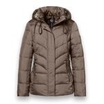 District Winterjacke Montana (mit Kapuze, gefüttert, wasserabweisend) braun Damen