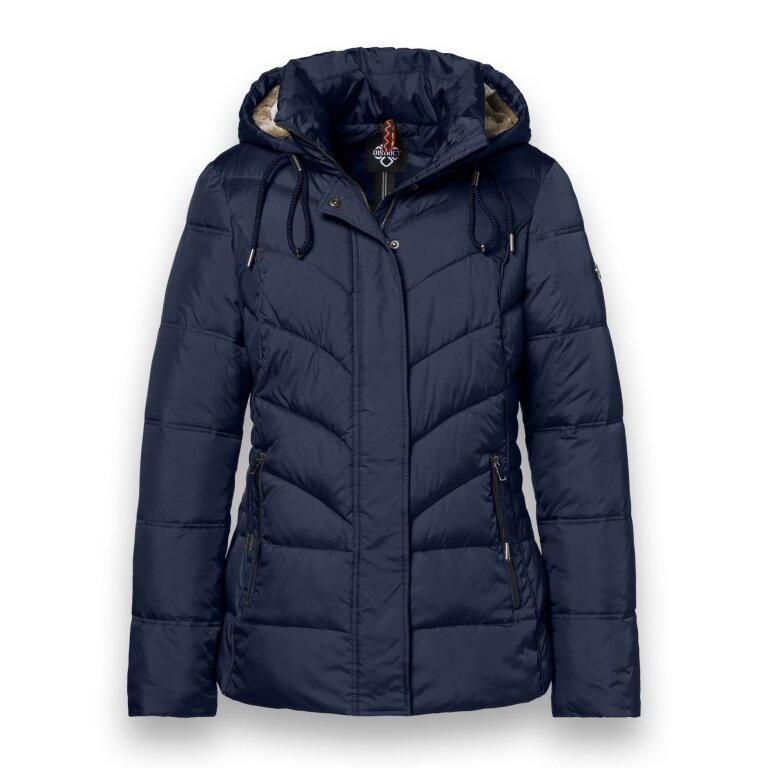 District Winterjacke Montana (mit Kapuze, gefüttert, wasserabweisend) navyblau Damen