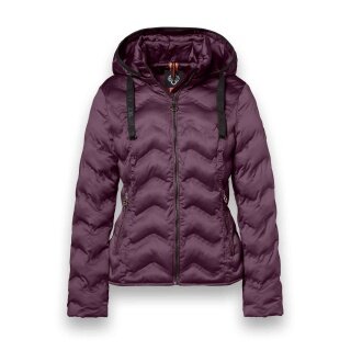 District Winterjacke Snowbird (mit Kapuze, wasserabweisend) burgunderrot Damen