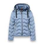 District Winterjacke Snowbird (mit Kapuze, wasserabweisend) hellblau Damen