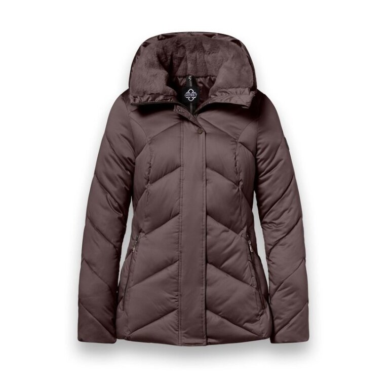 District Winterjacke Verbier (gefüttert, wasserabweisend) braun Damen