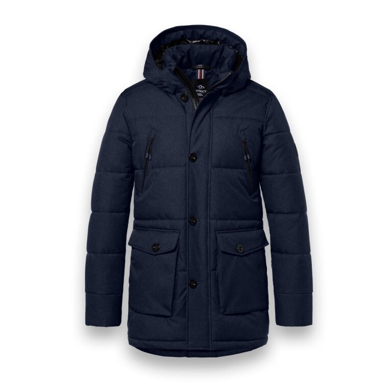 District Winterjacke Wisconsin mit Kapuze (Parka, winddicht, warm) navyblau Herren