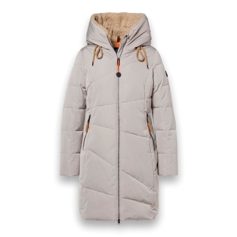 District Wintermantel Courchevel (mit Kapuze, wasserabweisend, winddicht) beige Damen