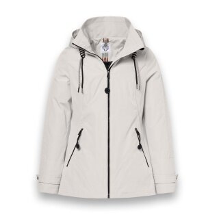 District Übergangsjacke Cosmos (mit Kapuze, wasserabweisend) sandbraun Damen
