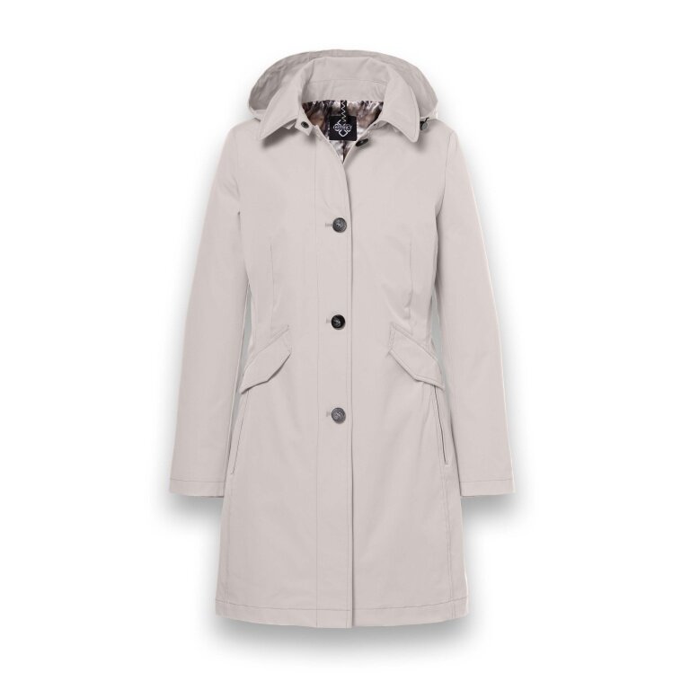 District Übergangsjacke (Parka) Lotus mit Kapuze sandbraun Damen