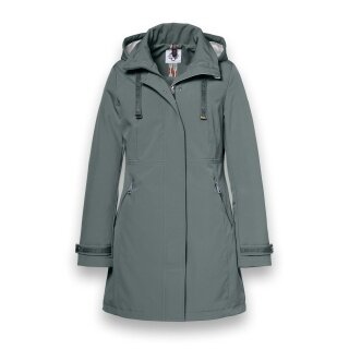 District Übergangsjacke Poppy (Parka, mit Kapuze, wasserabweisend) grün Damen