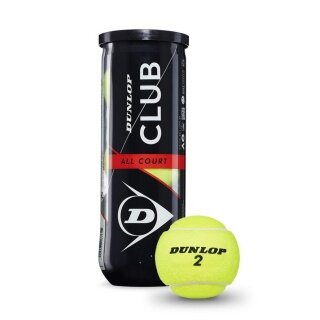 Dunlop Tennisbälle Club Allcourt Dose 3er