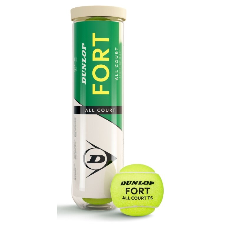 Dunlop Tennisbälle Fort Allcourt TS Dose 4er