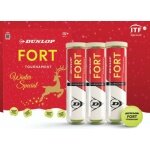 Dunlop Tennisbälle Fort Tournament XMAS Aktion Dose 3x4er