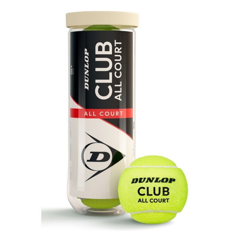 Dunlop Tennisbälle Club Allcourt Dose 24erx3er im Karton