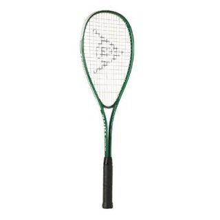 Dunlop Squashschläger Hire (210g/grifflastig/Einsteiger) grün - besaitet -