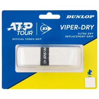 Dunlop Basisband Viper Dry 1.8mm (Schweißabsorption, perforiert) weiss - 1 Stück