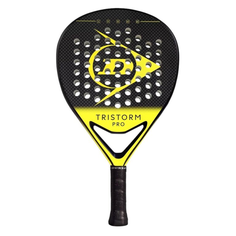 Dunlop Padelschläger Tristorm Pro 365g/Diamant/Freizeit schwarz/gelb