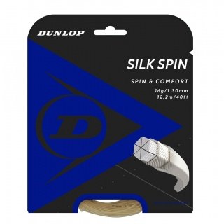 Dunlop Tennissaite Silk Spin (Armschonung+Spin) natur 12m Set